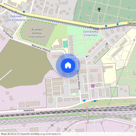 ul. Mariana Maliny, Dańdówka, Sosnowiec, śląskie