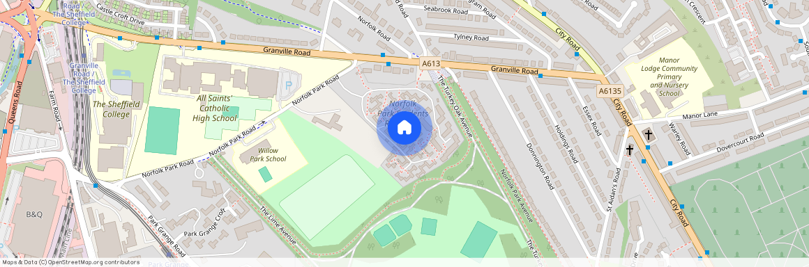 Norfolk Park Village, 200 Norfolk Park Road, Sheffield, South Yorkshire, S2