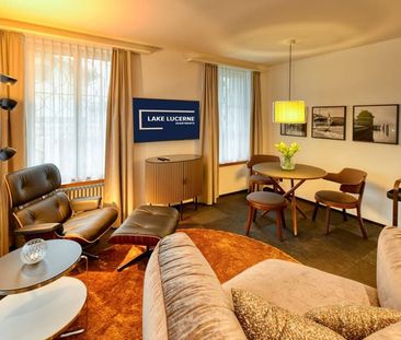 "Exkl. möbliertes Apartment in der Villa Felsenau in Hergiswil am See" - Photo 6