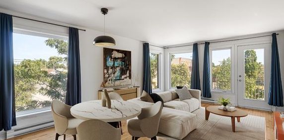 Magnifique et lumineux 4 ½ à louer - Métro Saint-Michel - Photo 2