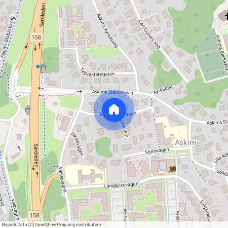 Åkerslundsvägen, Askim