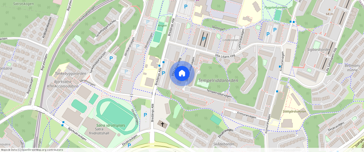 Tempelriddarvägen **, Bredäng