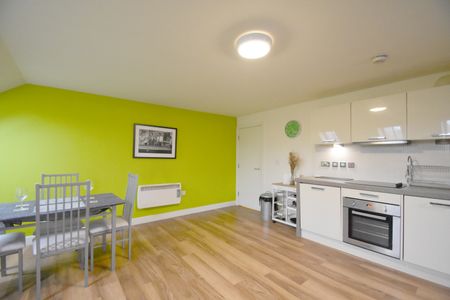 ONE BEDROOM FURNISHED APARTMENT LOCATED IN THE SPINNING HOUSE ON THE SECOND FLOOR. UNFURNISHED APARTMENT WITH A MODERN KITCHEN AND EN-SUITE. CALL TUDOR SALES & LETTINGS TO ARRANGE A VIEWING. - Photo 3