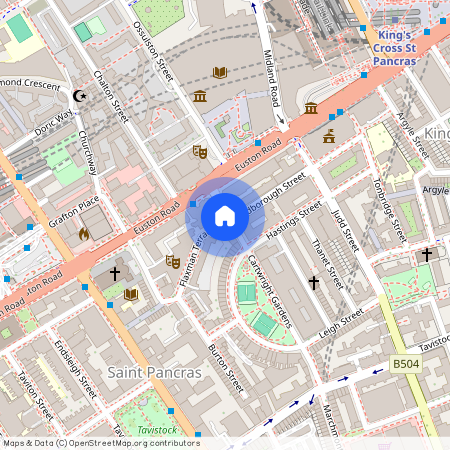 Flat 1 Mabledon Place, WC1H 9AZ, Bloomsbury