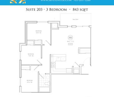 For Lease - 369 Hunter Street Unit# 203, Peterborough, Ontario - Photo 3