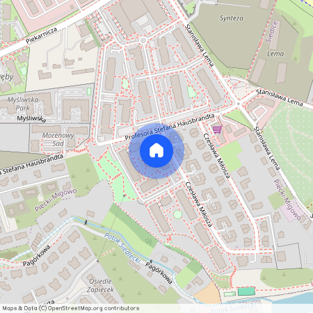 ul. Czesława Miłosza, Ujeścisko-Łostowice, Gdańsk, pomorskie
