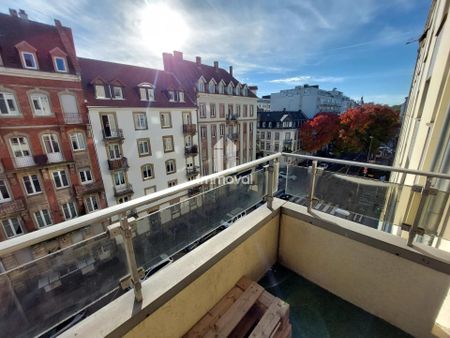 STRASBOURG - lumineux 3 pièces parking cave balcons - Photo 5