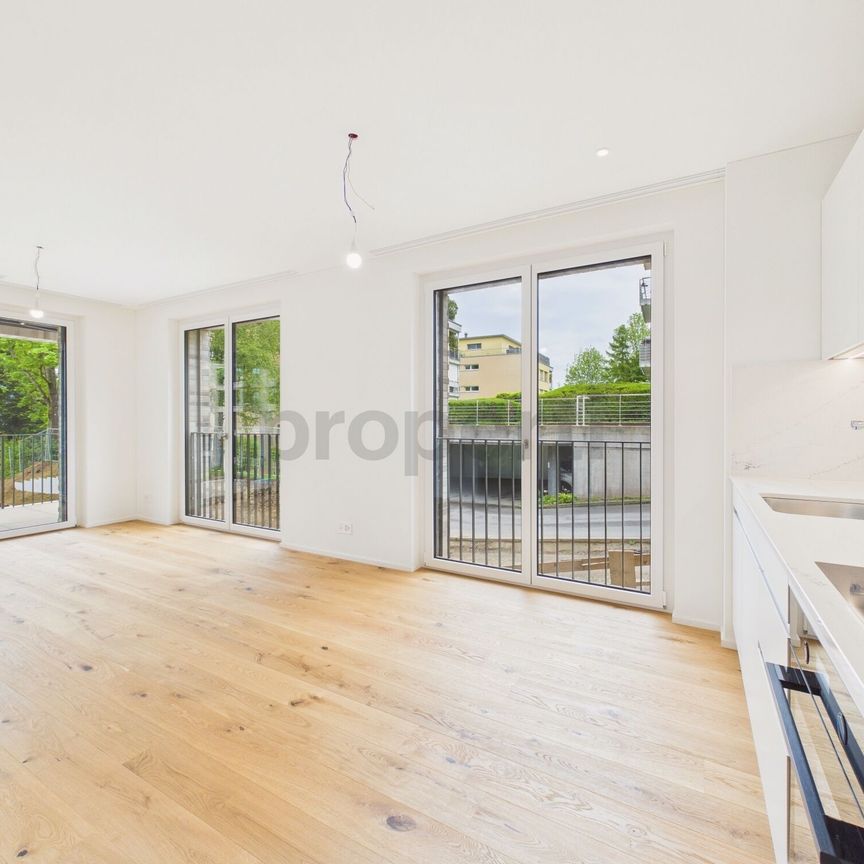 Exclusive 2.5-room corner apartment in the AuPark modern and bright living with a view of Lake Zurich - Photo 1