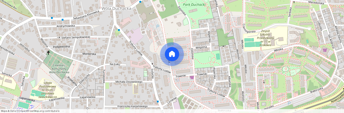 ul. Estońska, Wola Duchacka, Podgórze Duchackie, Kraków, małopolskie