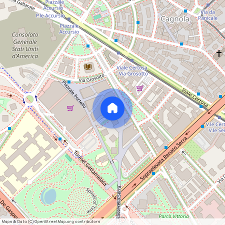 Largo Marco Zanuso, Włochy, Milan