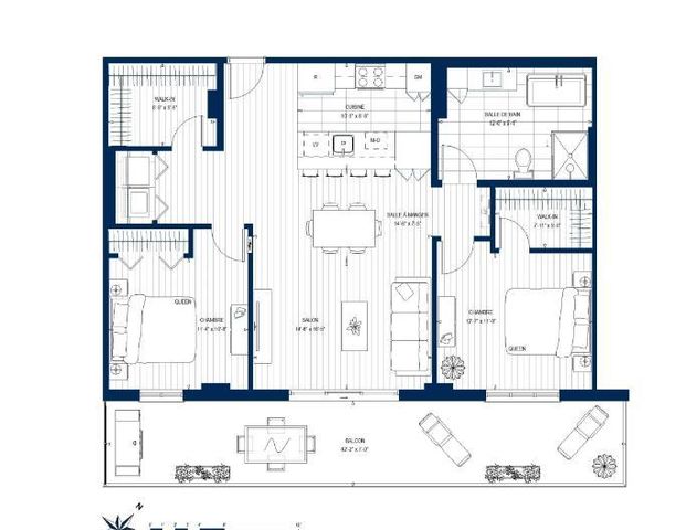 Cession de bail 4 1/2 tout inclus - Photo 1