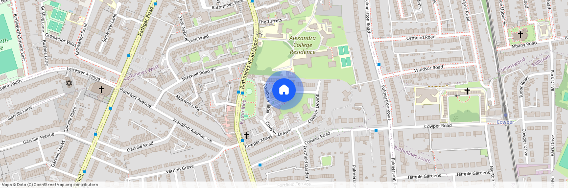 Cowper Road, Rathmines, 44 Cowper Village, 6, Dublin