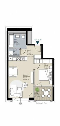 U-Bahn-Station U1 Kagran I Moderne Wohnung mit hochwertiger Ausstattung und Loggia I Donau Zentrum Nähe I Rooftop Pool I Sauna & Fitness - Photo 4