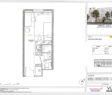 location Appartement T1 DE 19m² À BORDEAUX - Photo 2