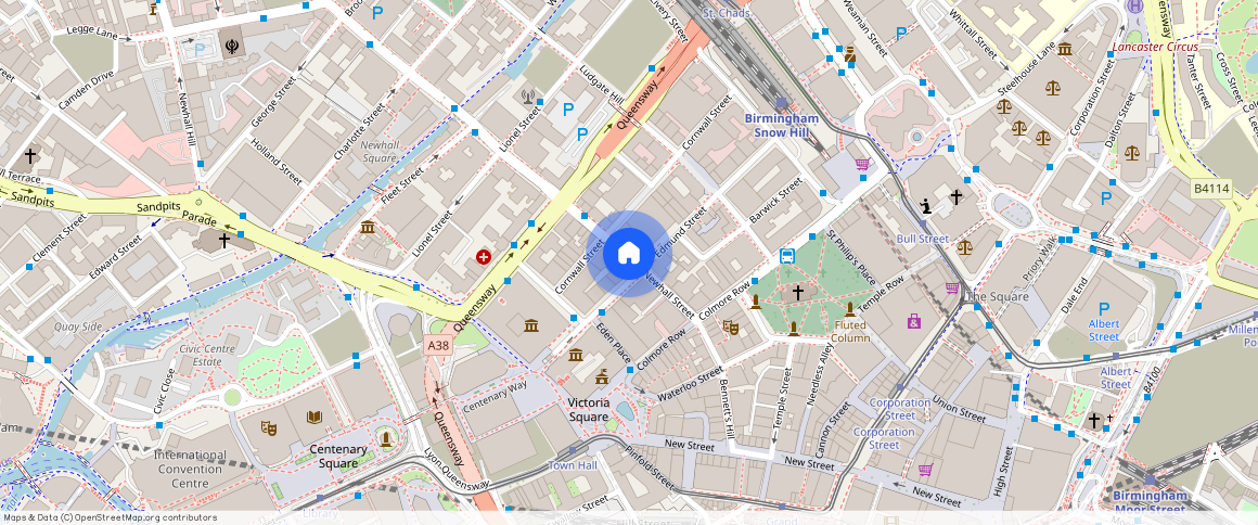 Newhall Street, Birmingham, Jewellery Quarter, B3