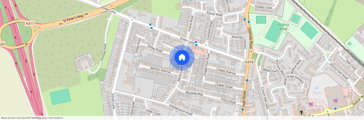 KT15 1UL, Addlestone