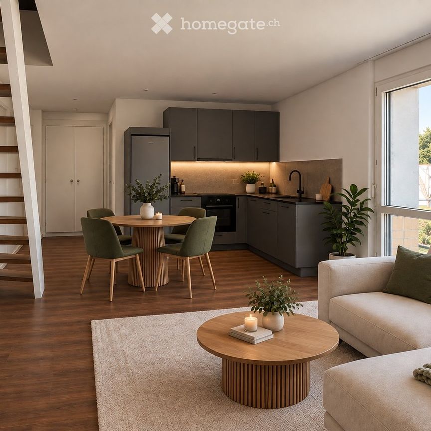 Charmante 3-Zimmer-Maisonettewohnung in Kirchberg - Foto 1