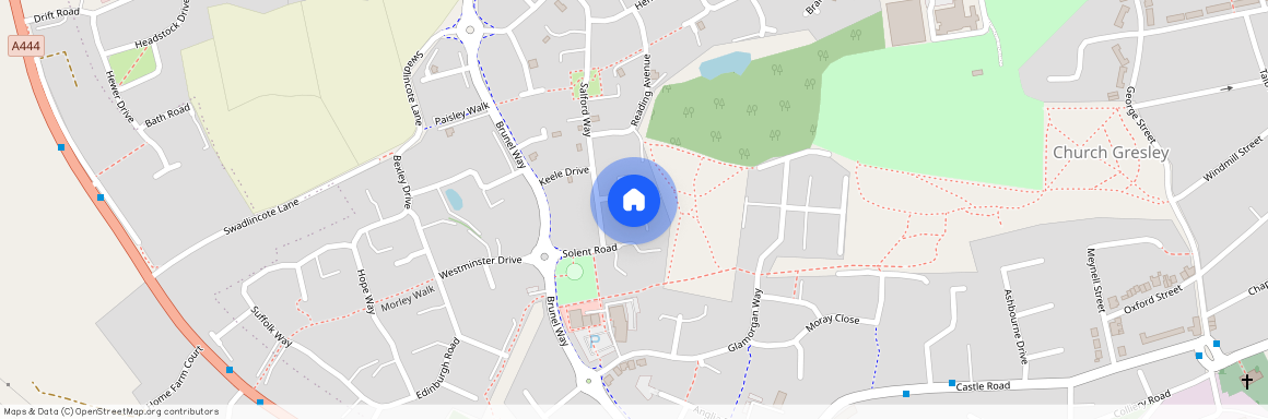 St Martins Close, Derbyshire, Church Gresley, DE11