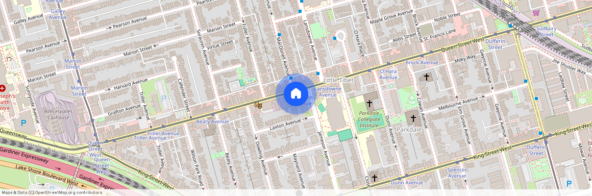 1496 Queen Street West, Toronto, Toronto, Toronto, M6R 1A1