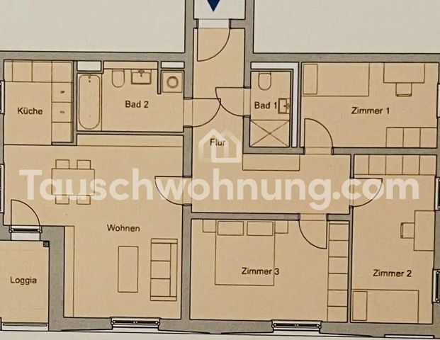 TAUSCHWOHNUNG 4-R-Whg gegen ähnlich große Whg in Zentrum Ost/Babelsberg - Foto 1