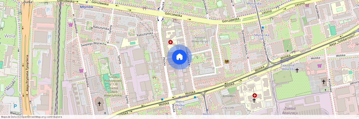 ul. Działdowska, Młynów, Wola, Warszawa, mazowieckie