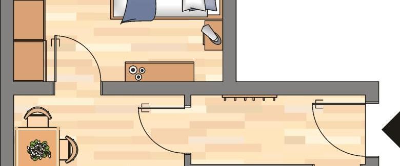 Demnächst frei! 1-Zimmer-Wohnung in Dortmund - Foto 1