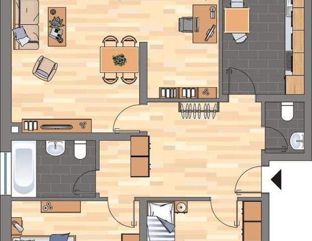 3-Zimmer-Wohnung in Witten Annen - Foto 1