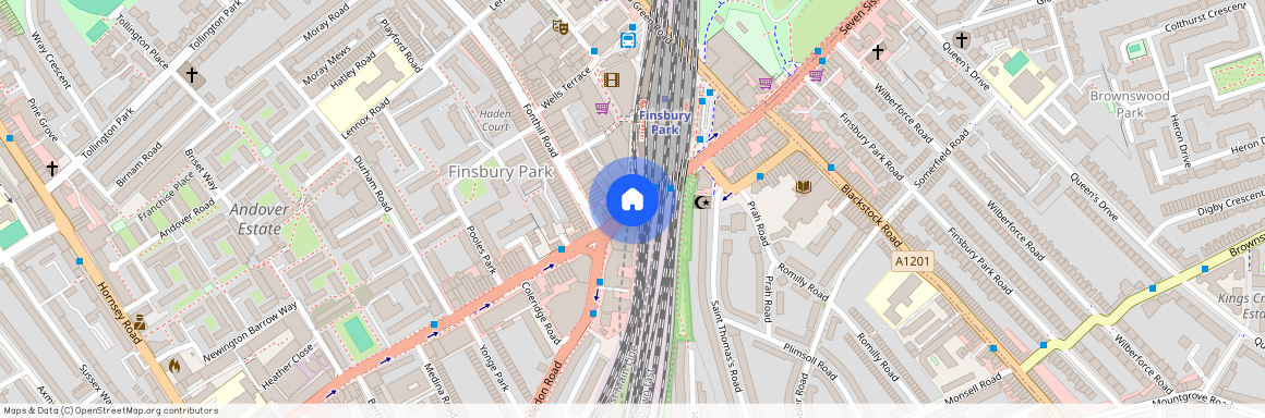 Seven Sisters Road, Holloway, London, N4