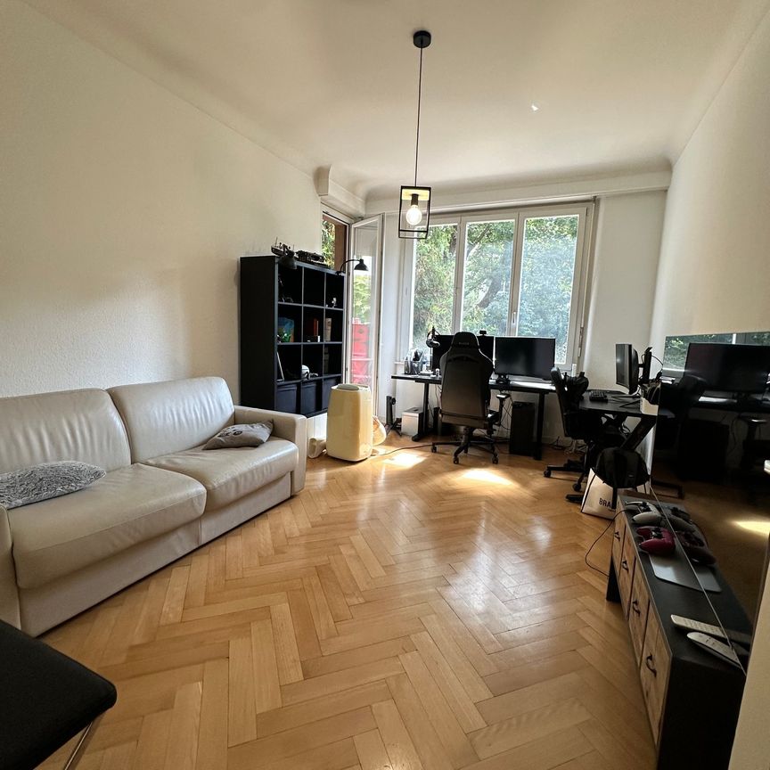 Charmant appartement de 3 pièces avec terrasse et jardin à Carouge - Foto 1