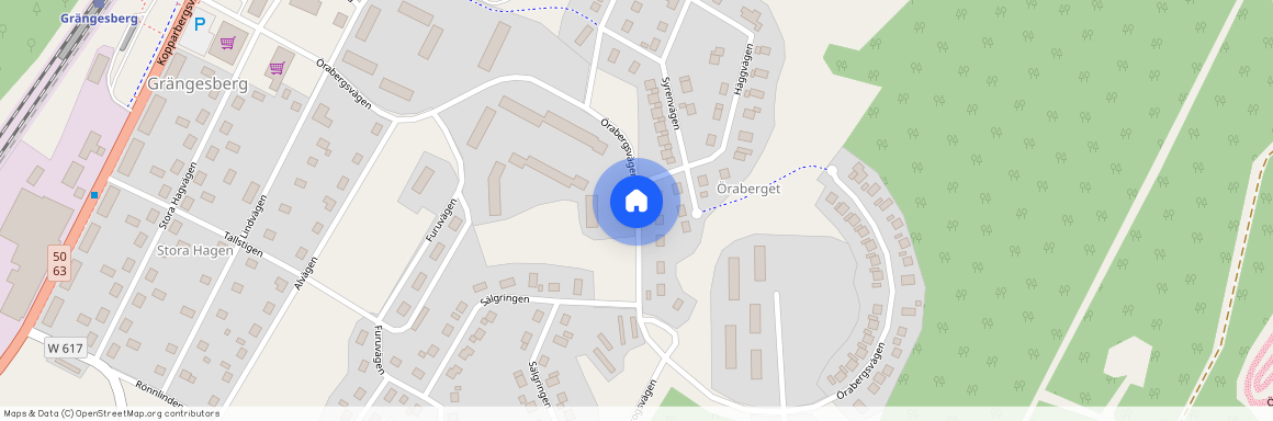 Örabergsvägen, Grängesberg, Ludvika Kommun