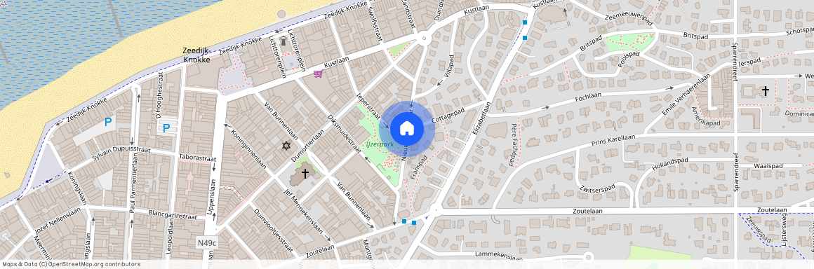 Nieuwpoortstraat, 8300 het Zoute