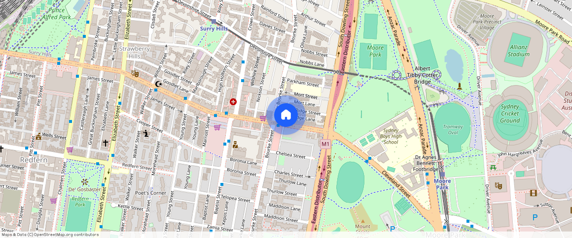 ** Cleveland Street, Sydney, New South Wales 2010