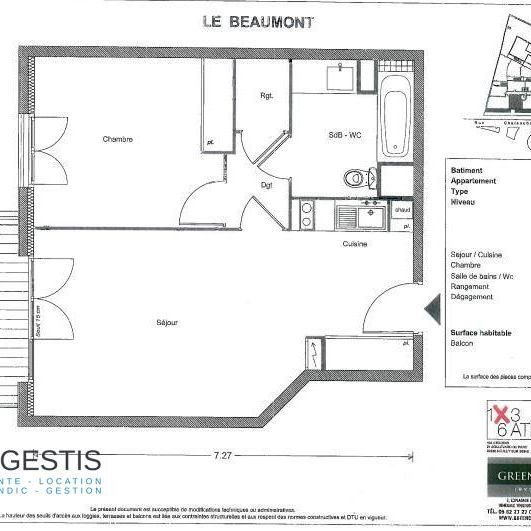 Location Appartement 2 pièces 45m² SAVIGNY SUR ORGE 91600 - Photo 2