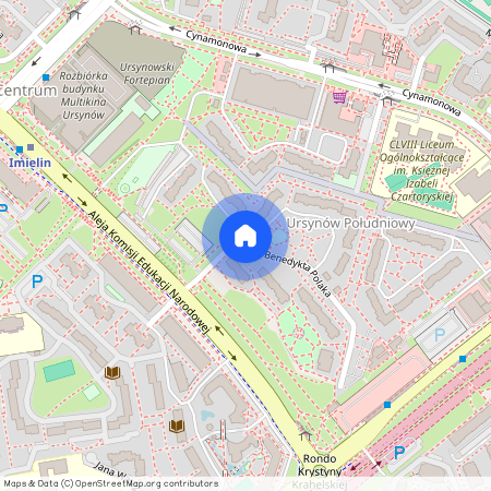 ul. Benedykta Polaka, Ursynów-Centrum, Ursynów, Warszawa, mazowieckie