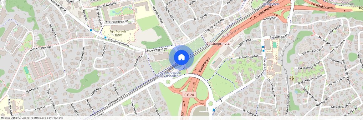 Nya Varvsallén, Västra Frölunda