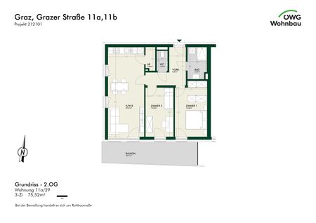 Ankommen, wohlfühlen, zuhause sein: Traumhafte 3-Zimmer-Wohnung in Graz-Andritz - Photo 5