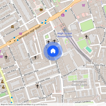 Cheniston Gardens, Kensington, London, W8, West London