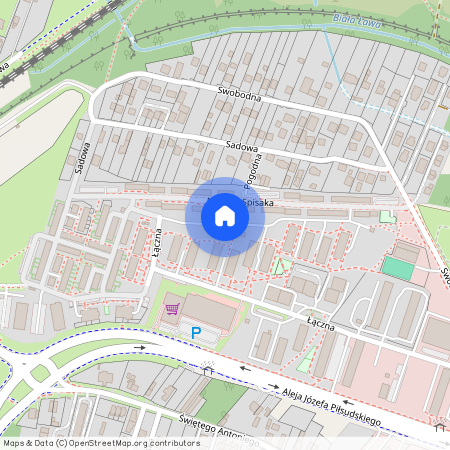 ul. Michała Spisaka, Tworzeń, Gołonóg Wschodni, Dąbrowa Górnicza, śląskie