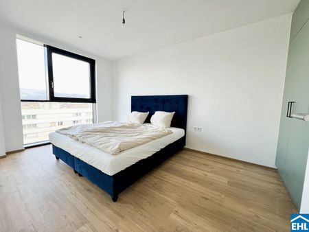 3-Zimmer-Garten-Wohnung im High Five mit Einbauküche und Fußbodenheizung! - Photo 5