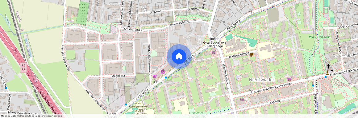 ul. Warszawska, Gołąbki, Ursus, Warszawa, mazowieckie