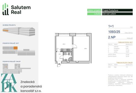 Pronájem bytu 1+1, Střekov, Ústí nad Labem - Photo 3