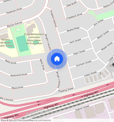 ** WRIGHT CRESCENT, Ajax, Central