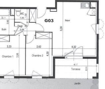 Appartement à louer 3 pièces • La Salvetat-Saint-Gilles - Photo 1