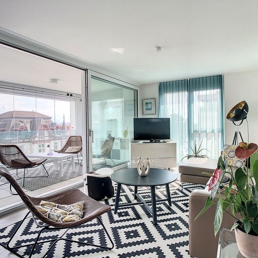 3½ PIECES AVEC VUE IMPRENABLE SUR LES PREALPES! - Foto 1