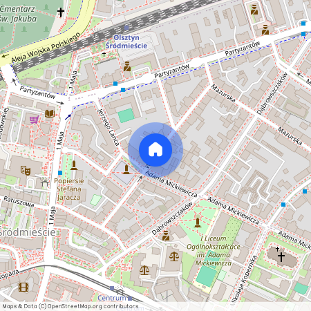 ul. Warmińska, Śródmieście, Olsztyn, warmińsko-mazurskie