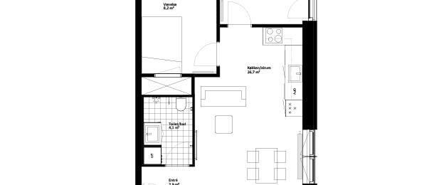 Aarhus, Inger Christensens Gade 32 3. lejl.4 - Foto 1