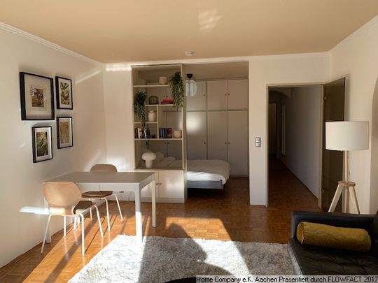 Am Frankenberger Viertel: Modern u. schick möbl. 1,5 Zi-Apartm. m. Balkon und Schwimmbadnutzung - Photo 1