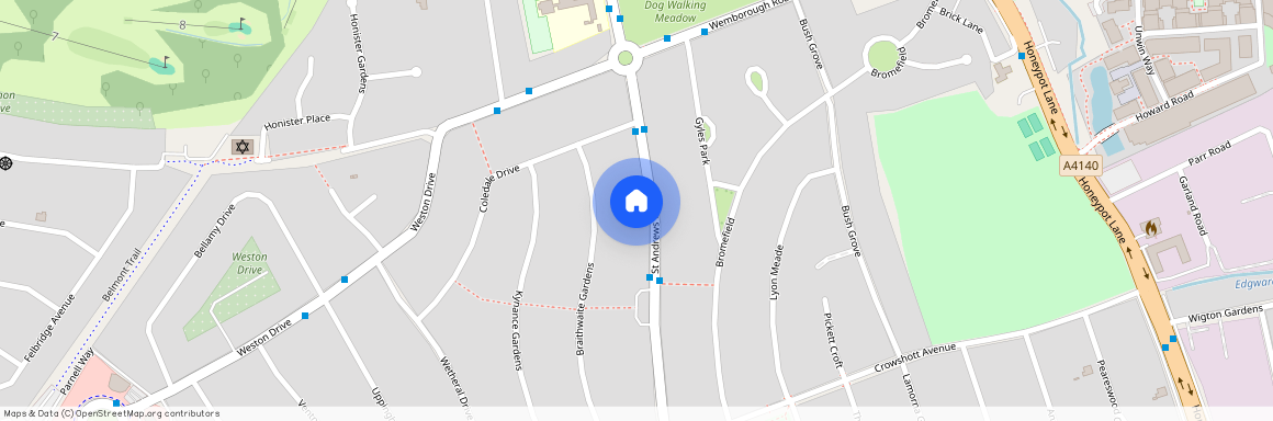 St Andrews Drive, HA7, Stanmore
