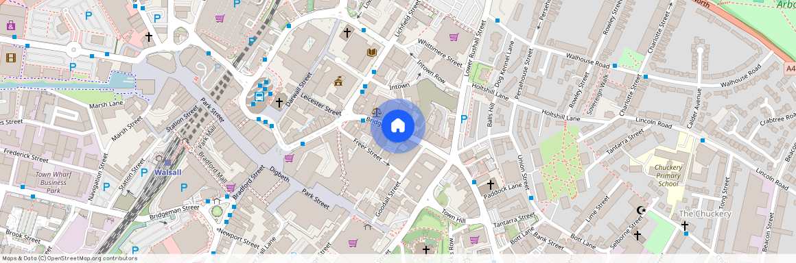 Bridge Street, Walsall, West Midlands, WS1