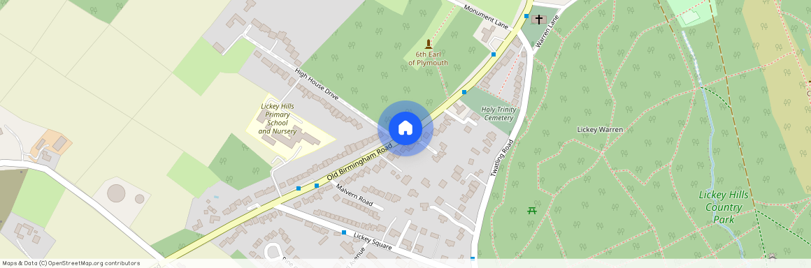 Old Birmingham Road, Lickey, B45